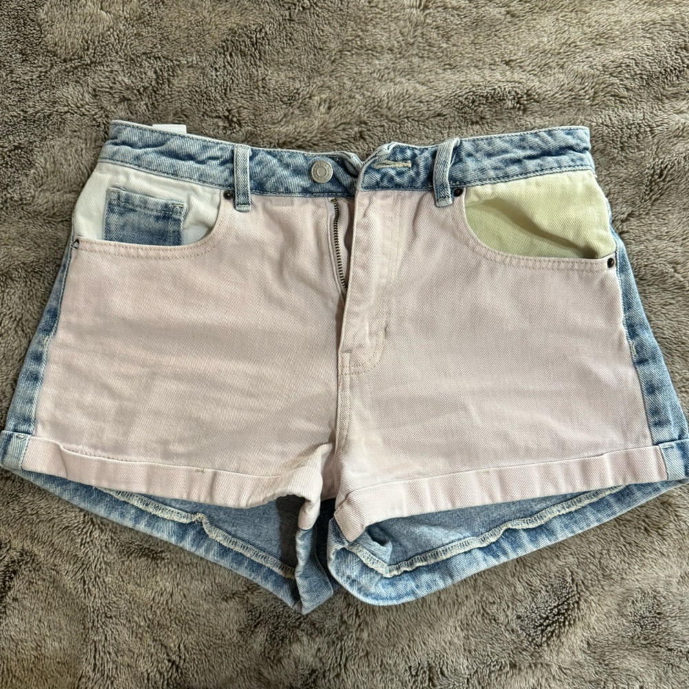 PacSun Color Block Mom Shorts | 27